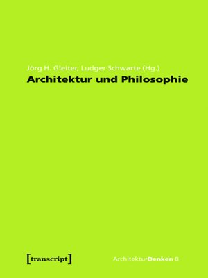 cover image of Architektur und Philosophie